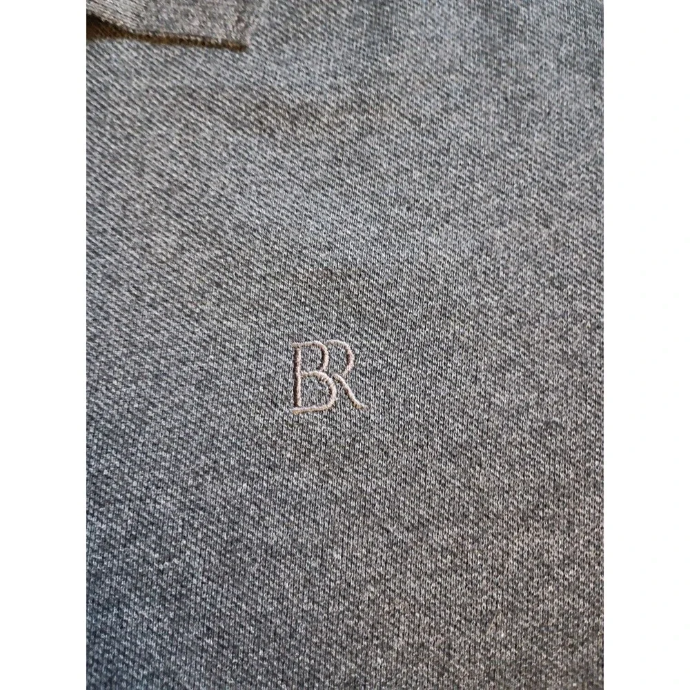Banana Republic Pique Polo XL Charcoal